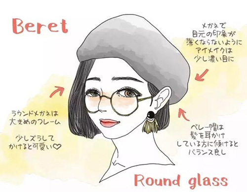 接地氣的小仙女一定要看看！冬天佩戴上帽子和眼鏡