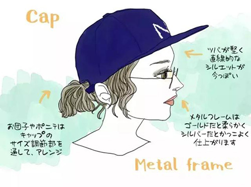 接地氣的小仙女一定要看看！冬天佩戴上帽子和眼鏡